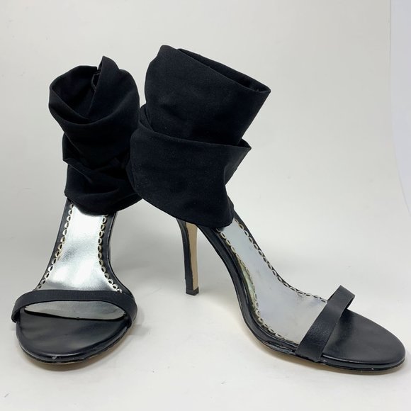 bebe Shoes - Elegant bebe Ankle Wrap Heel